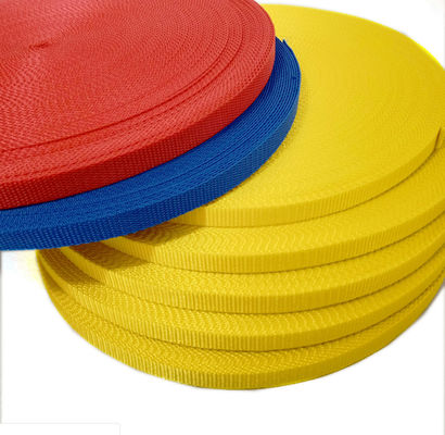 品質  Blue UV Resistant Polypropylene Webbing Green UHMWPE Webbing 工場