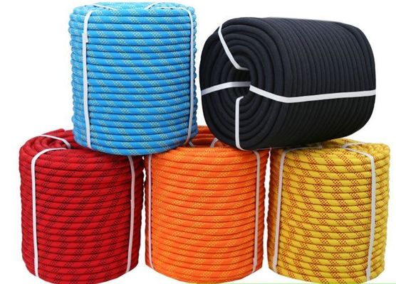 品質  8mm-20mm Polypropylene Rope Blue Rescue Solid Braid Polypropylene Rope 工場