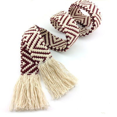 品質  40mm*210cm  Cotton Webbing Waist Strap For Garment Accessories 工場