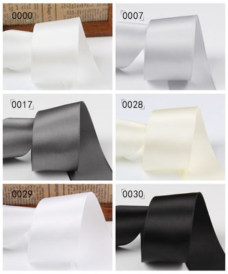 服飾用アクセサリー用 25mm ダブルフェイスポリエステルサテンリボン
