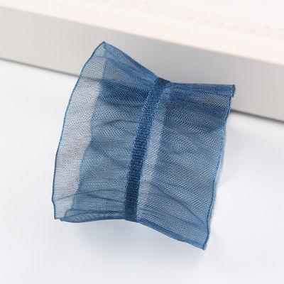 25mm ピンク38mm 折りたたみ エッジ ポリエステル オーガンザ リボン DIY ヘア リボン ブーム