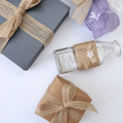 ギフトパッケージングの飾り付けのために,松散な織りボラップリボン