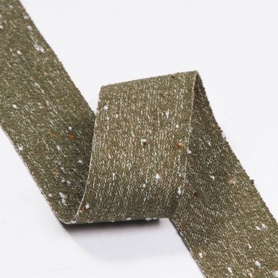 双面綿麻のリボン 6mm-40mm カスタムリボンロール OEM