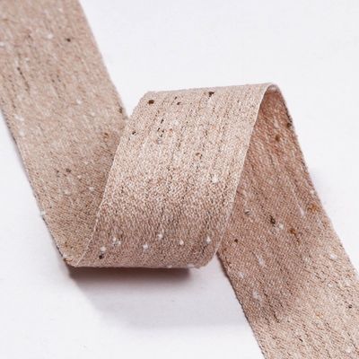 双面綿麻のリボン 6mm-40mm カスタムリボンロール OEM