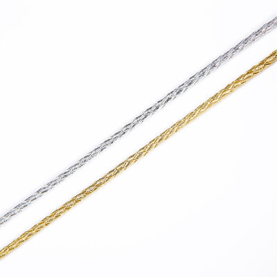 DIY 工芸 2 編んだロープ 5mm 黒 双重編んだナイロンロープ