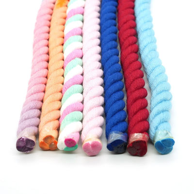 13mm 3本の綿のロープ 歪んだ混ざり色の犬のリード 登りロープ