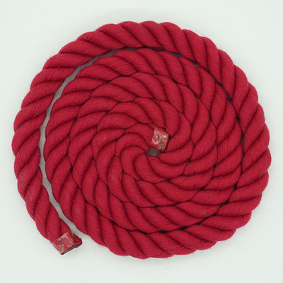 13mm 3本の綿のロープ 歪んだ混ざり色の犬のリード 登りロープ