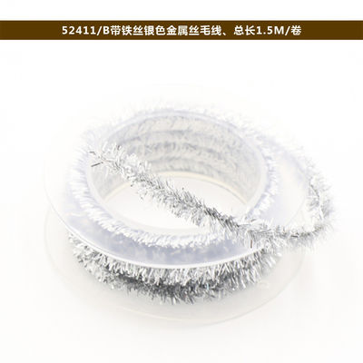 シャイニーワイヤード 紙のロープ 100m 紙のロープ ローズシルバー