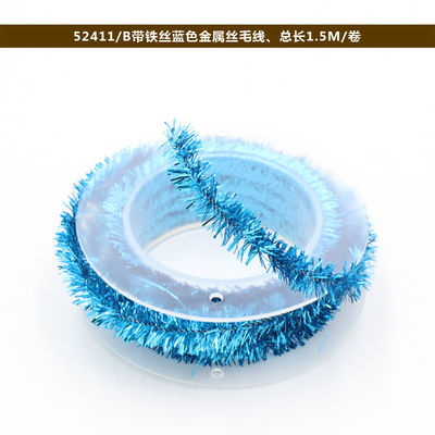 シャイニーワイヤード 紙のロープ 100m 紙のロープ ローズシルバー