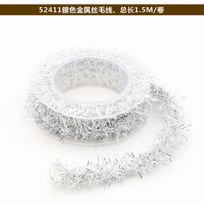 シャイニーワイヤード 紙のロープ 100m 紙のロープ ローズシルバー