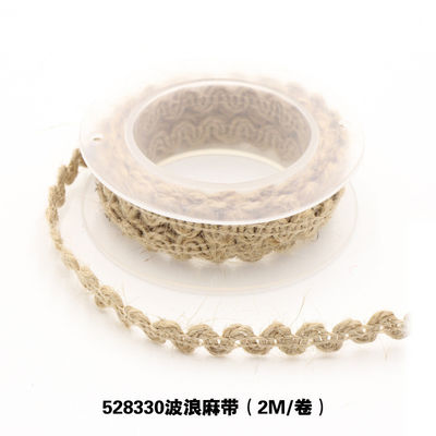 衣装装飾 ジュートロープ リボン ギフト 梱包 ワイヤード ロープ リボン