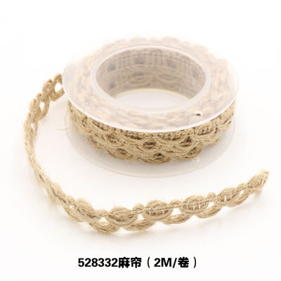 衣装装飾 ジュートロープ リボン ギフト 梱包 ワイヤード ロープ リボン