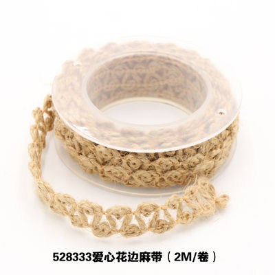 衣装装飾 ジュートロープ リボン ギフト 梱包 ワイヤード ロープ リボン