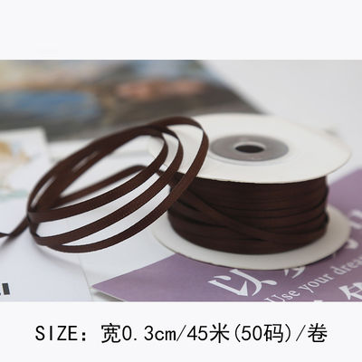 3mm ポリエステル サテン リボン 双面 高密度 サテン ポリ リボン