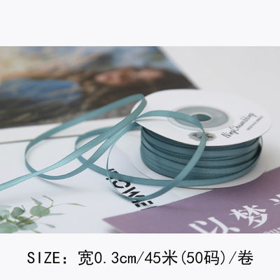 3mm ポリエステル サテン リボン 双面 高密度 サテン ポリ リボン