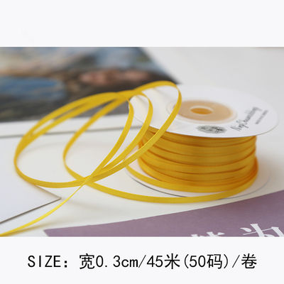 3mm ポリエステル サテン リボン 双面 高密度 サテン ポリ リボン