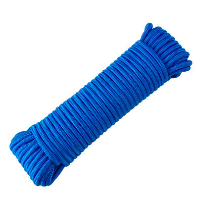 白い紫の登山ロープ コード 足で 4mm 6mm 8mm 登山ロープ コード