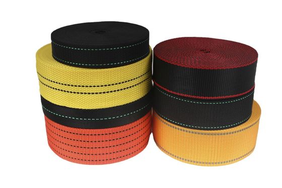 紫外線耐性UHMWPE 帯 黒 黄色 パラシュート用テント ビーチチェア