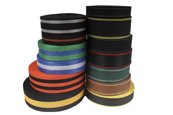 紫外線耐性UHMWPE 帯 黒 黄色 パラシュート用テント ビーチチェア