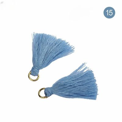 カラフル コットンタッセル 3cm 衣装飾り コットン糸タッセル