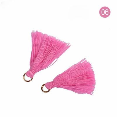 カラフル コットンタッセル 3cm 衣装飾り コットン糸タッセル