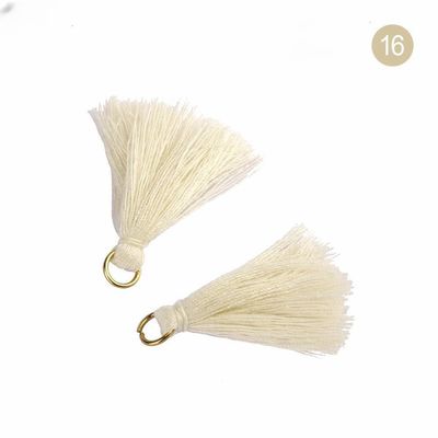 カラフル コットンタッセル 3cm 衣装飾り コットン糸タッセル