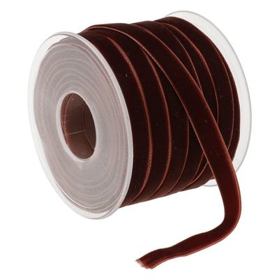 10mm*20Y エラスティック ベルベット リボン ピンク ベルベット ワイヤード リボン ISO9001