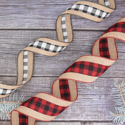 10y 長さ 格子 ロープ リボン 生物分解性 散装 ロープ リボン