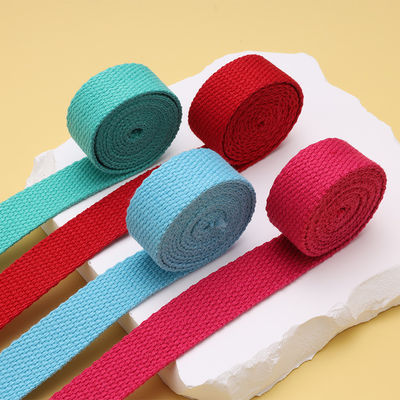 20mm-50mm 厚いポリエステル 綿 織物 学校 バッグ バックパック ハンドバッグ キャンバス ストラップ 固い色 シンプル 織物 ストラップ