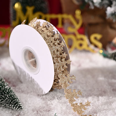 3cm*5y ウルトラソニック クリスマス リボン ギフト 梱包 衣類 アクセサリー