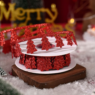 3cm*5y ウルトラソニック クリスマス リボン ギフト 梱包 衣類 アクセサリー