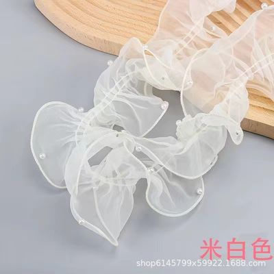 12cm*2m 折りたたみのある縁の蕾のリボン 花のパッケージとプレゼントのパッケージ