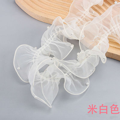 12cm*2m 折りたたみのある縁の蕾のリボン 花のパッケージとプレゼントのパッケージ