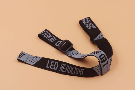 2.5cm ジャッカルド 弾性リボンとヘッドランプヘッドライトと服飾アクセサリーのためのWebbing