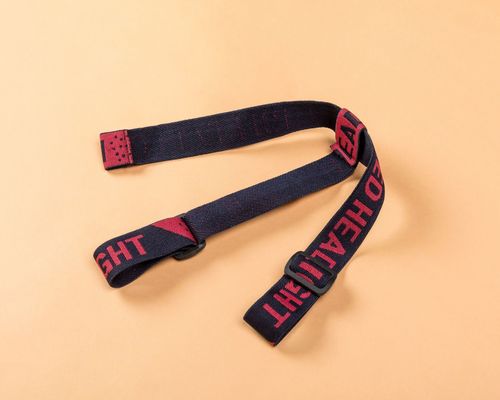 2.5cm ジャッカルド 弾性リボンとヘッドランプヘッドライトと服飾アクセサリーのためのWebbing